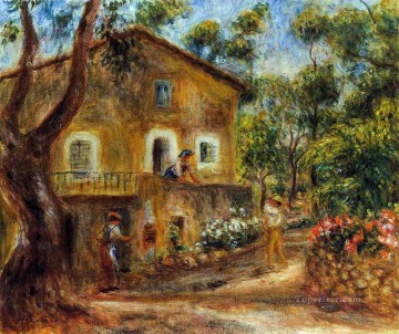 house in collett at cagnes Pierre Auguste Renoir Oil Paintings